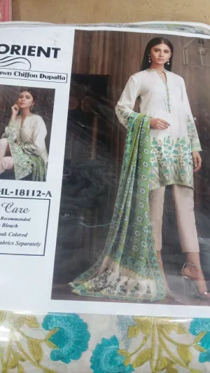 Lawn dress by orient Model # L 1160