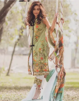 Lawn dress by rang rasiya Model # L 1172