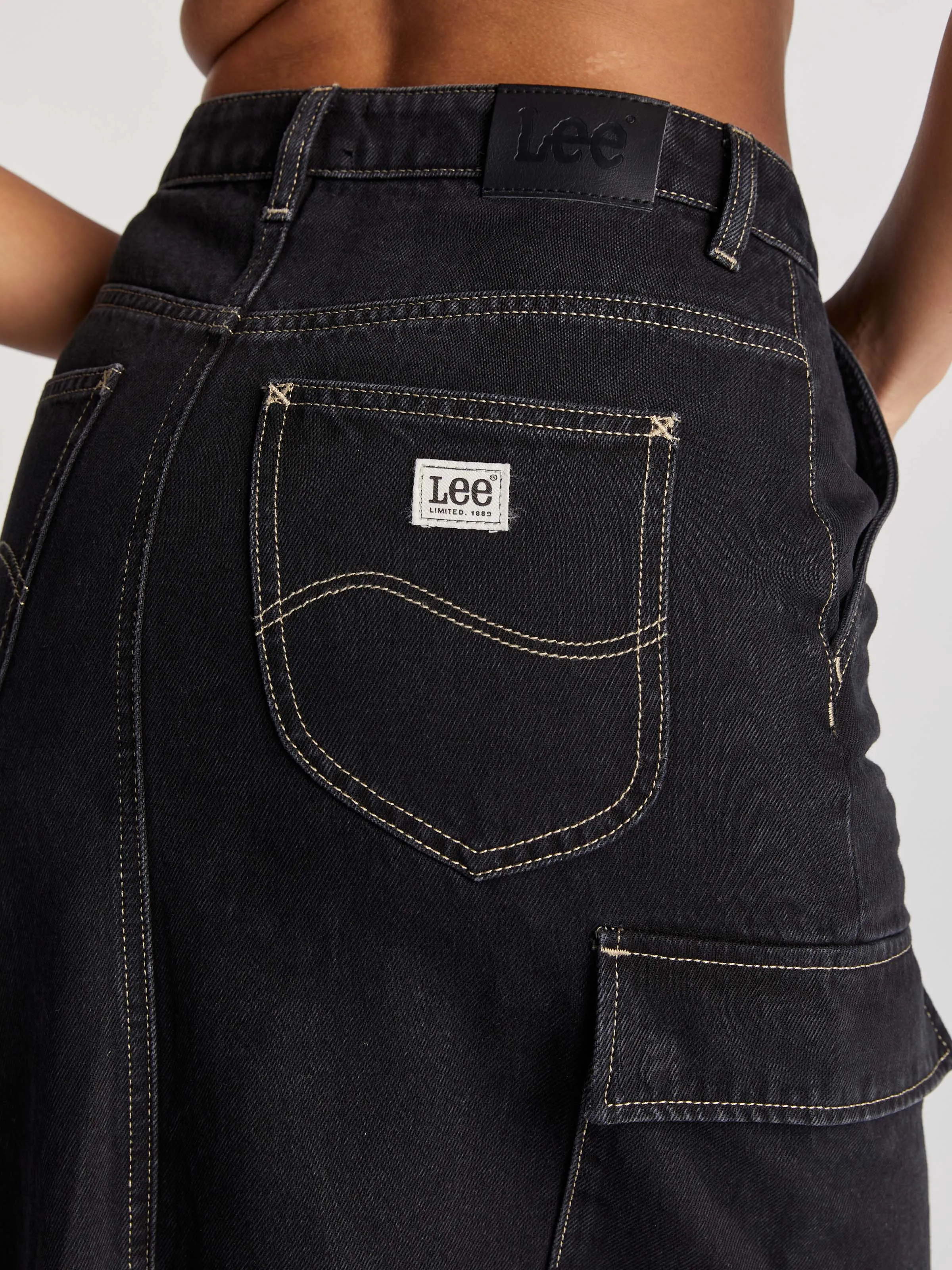 Lee Cargo Midi | Throwback Black