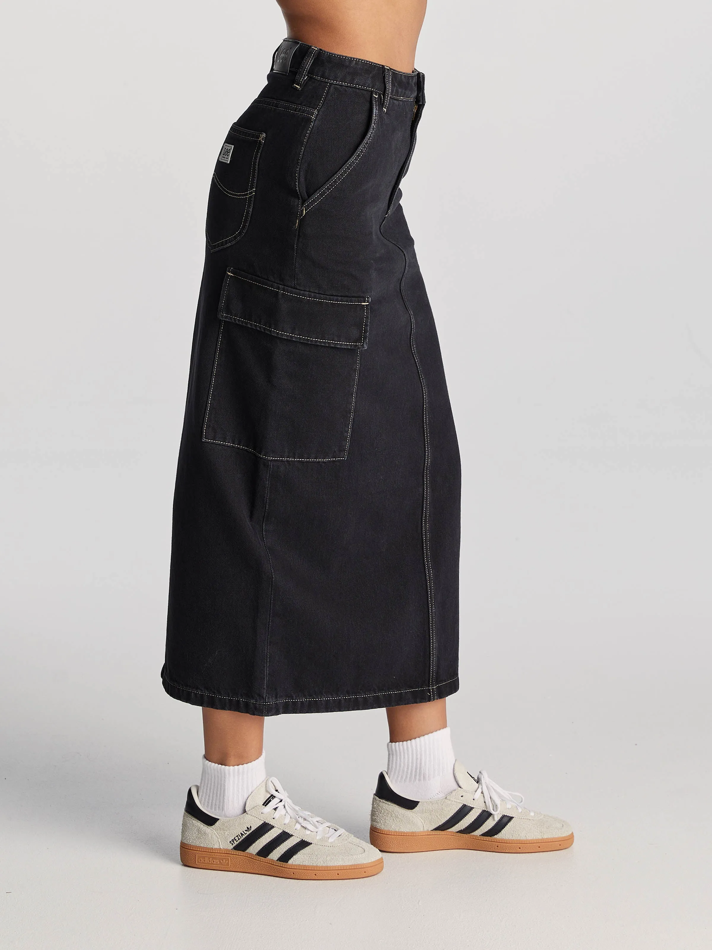 Lee Cargo Midi | Throwback Black