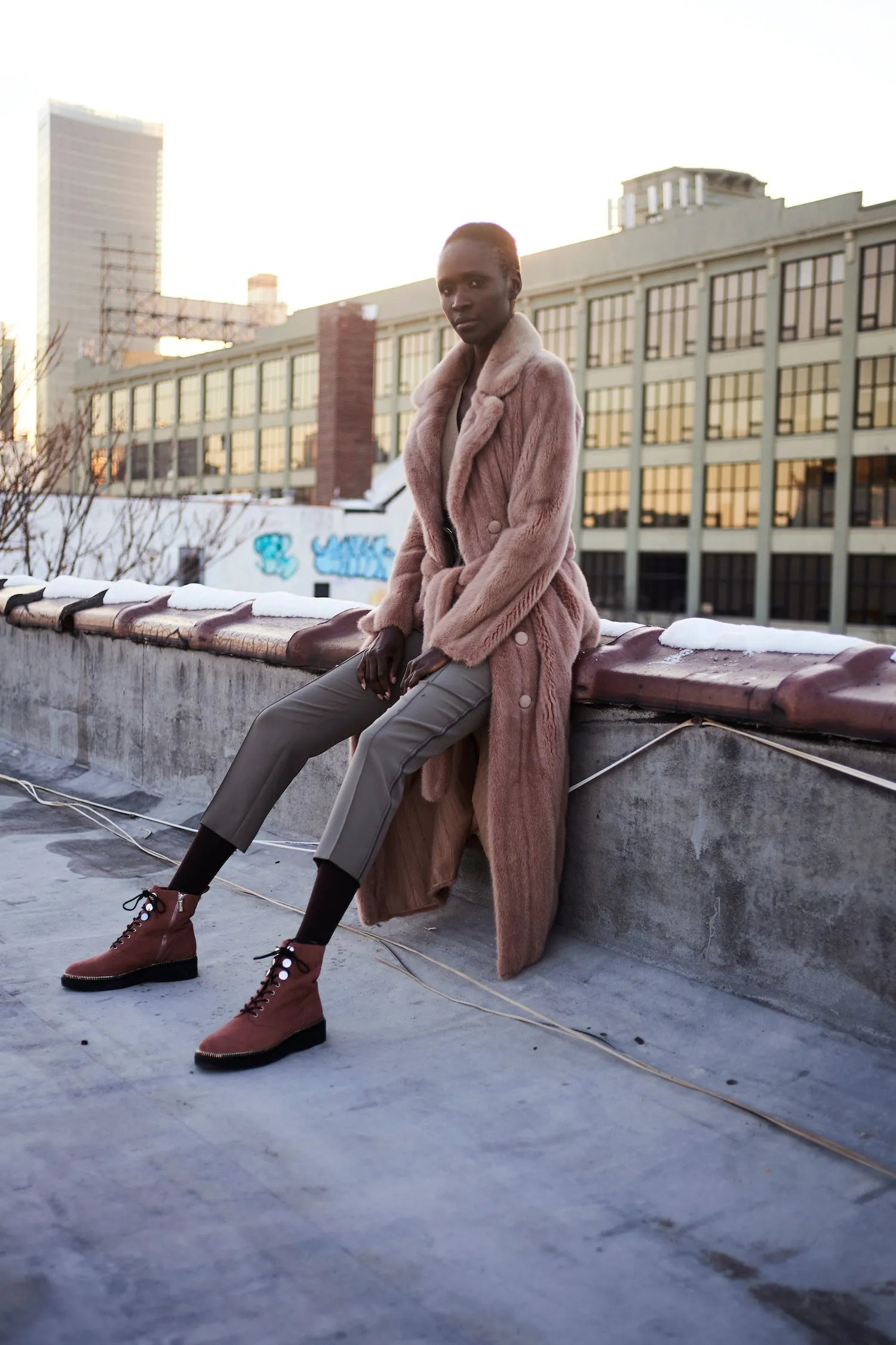 Light Grey Wool Pants
