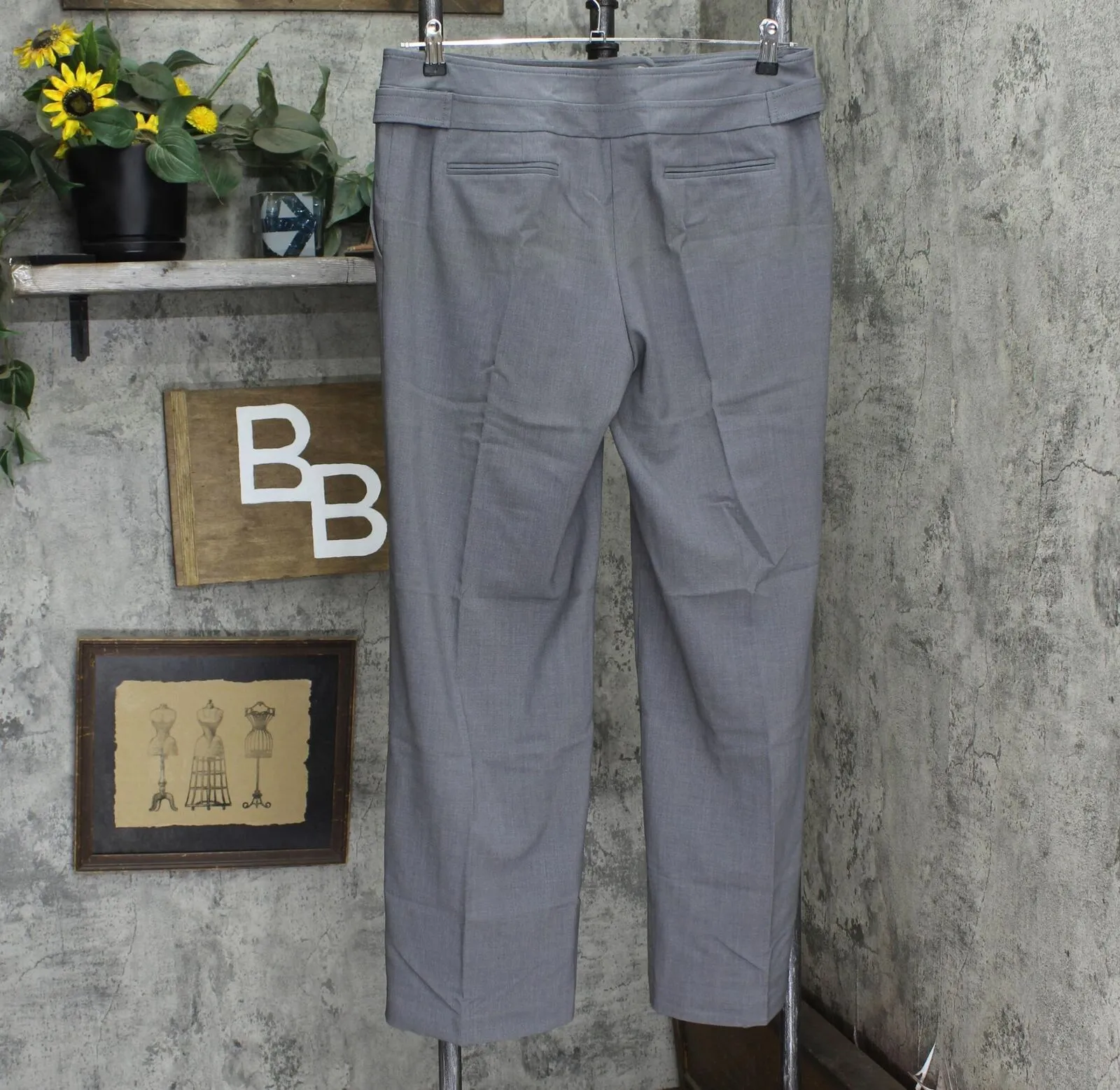 LOFT by Ann Taylor Womens Stretch Dress Pants 166f91ed725447 Gray 10