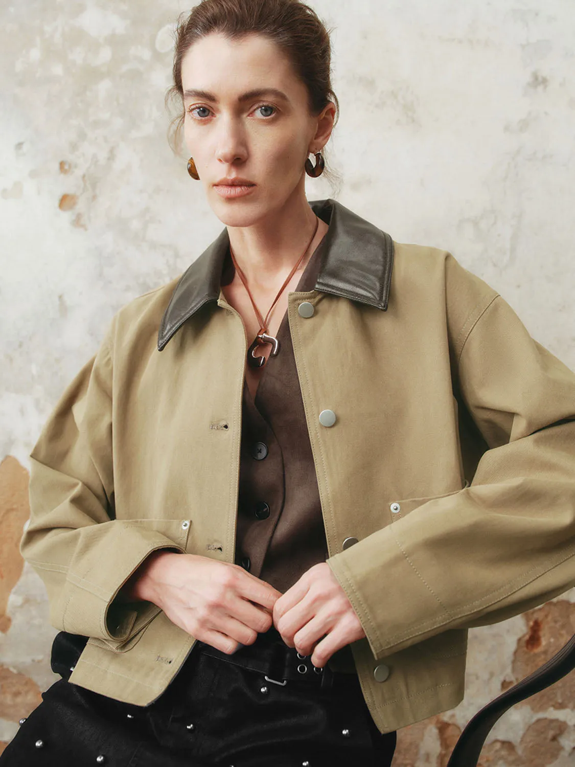 Loose Button Up Jackets
