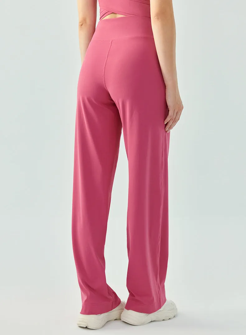 Loose Fit Women Sweatpants – High Waisted Yoga Sport Pants with Adjustable Drawstring