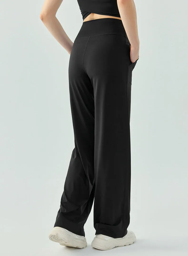 Loose Fit Women Sweatpants – High Waisted Yoga Sport Pants with Adjustable Drawstring
