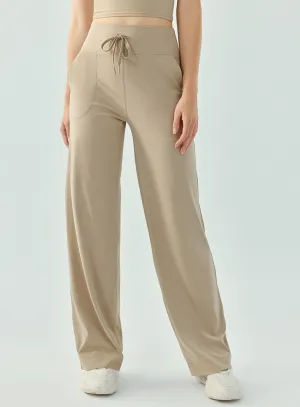 Loose Fit Women Sweatpants – High Waisted Yoga Sport Pants with Adjustable Drawstring