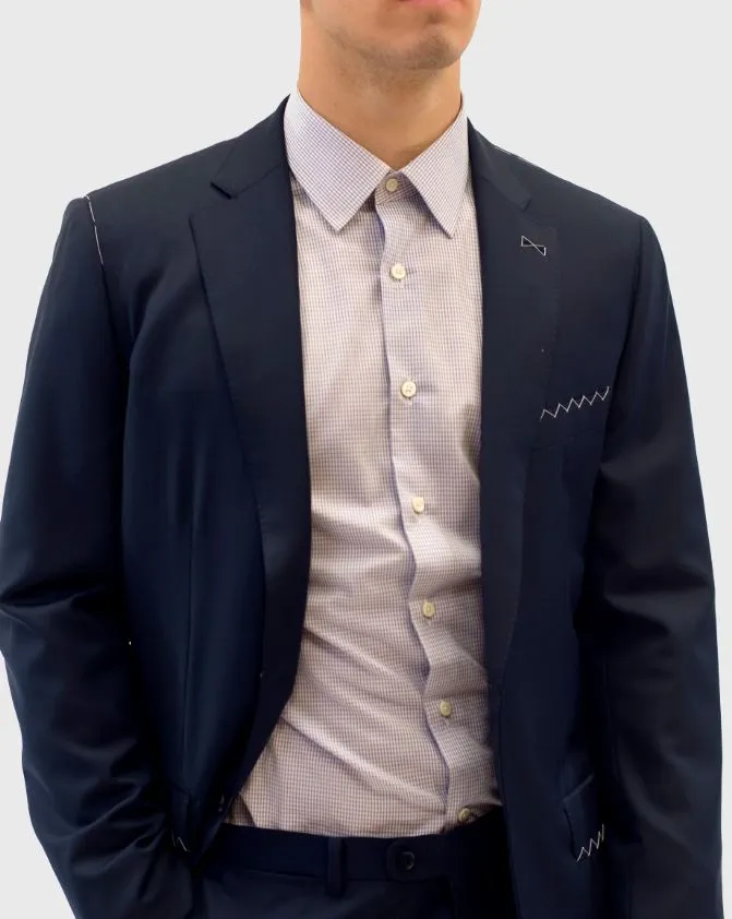 Loro Piana Navy Blue Suit