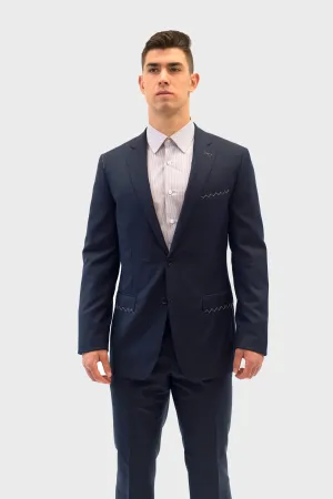 Loro Piana Navy Blue Suit