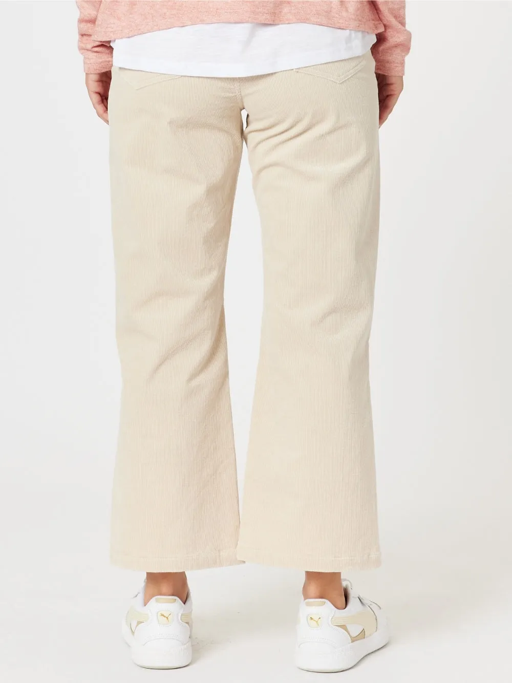 Lucy Stretch Cord Pant  - Natural