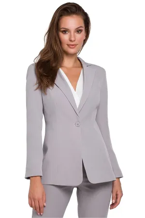 Luxurious One-Button Slim-Fit Jacket