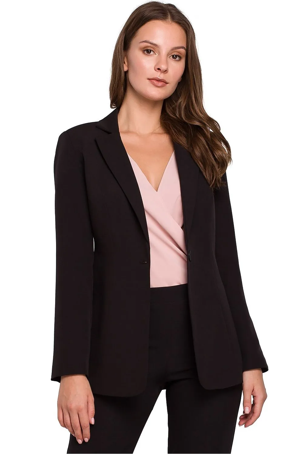Luxurious One-Button Slim-Fit Jacket