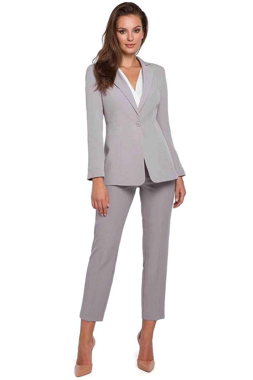 Luxurious One-Button Slim-Fit Jacket