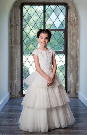 Macis Design Girl Dress - Ivory - Style 1825