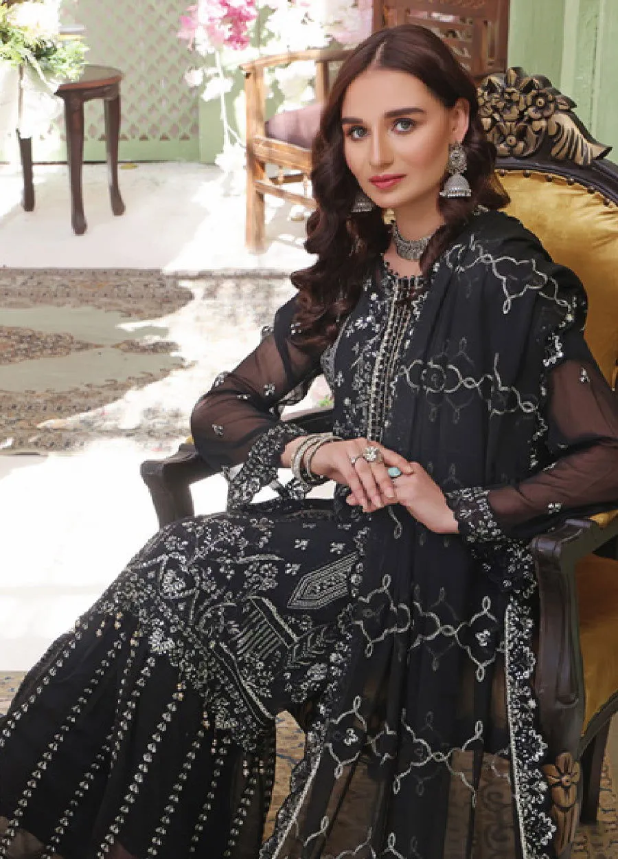 Manahil By Bin Hameed EMB Semi Stitched Sharara