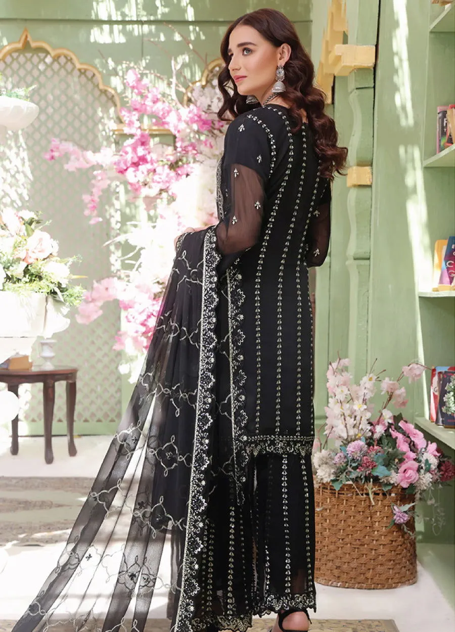 Manahil By Bin Hameed EMB Semi Stitched Sharara
