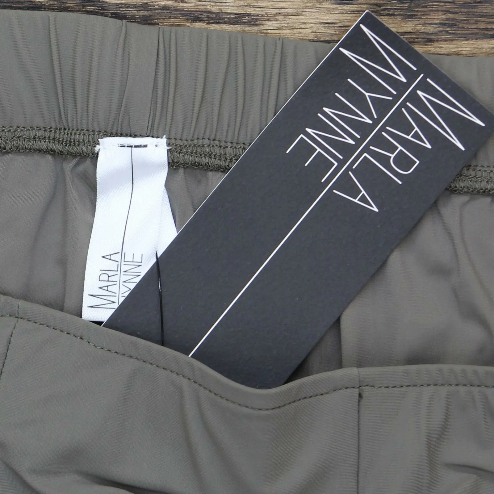 MarlaWynne Plus Size Stretch Tech Slouch Pants