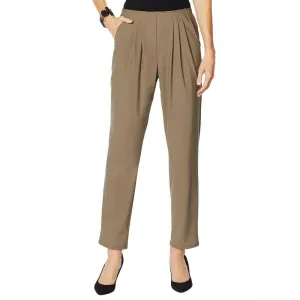 MarlaWynne Plus Size Stretch Tech Slouch Pants