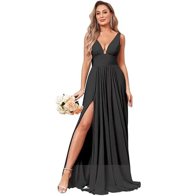 Melany Formal Stylish High Slit Dress