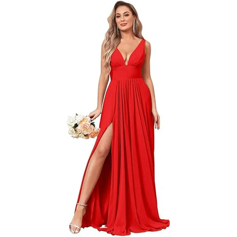 Melany Formal Stylish High Slit Dress