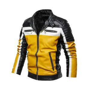 Men's Slim Fit Original Leather Moto Jacket
