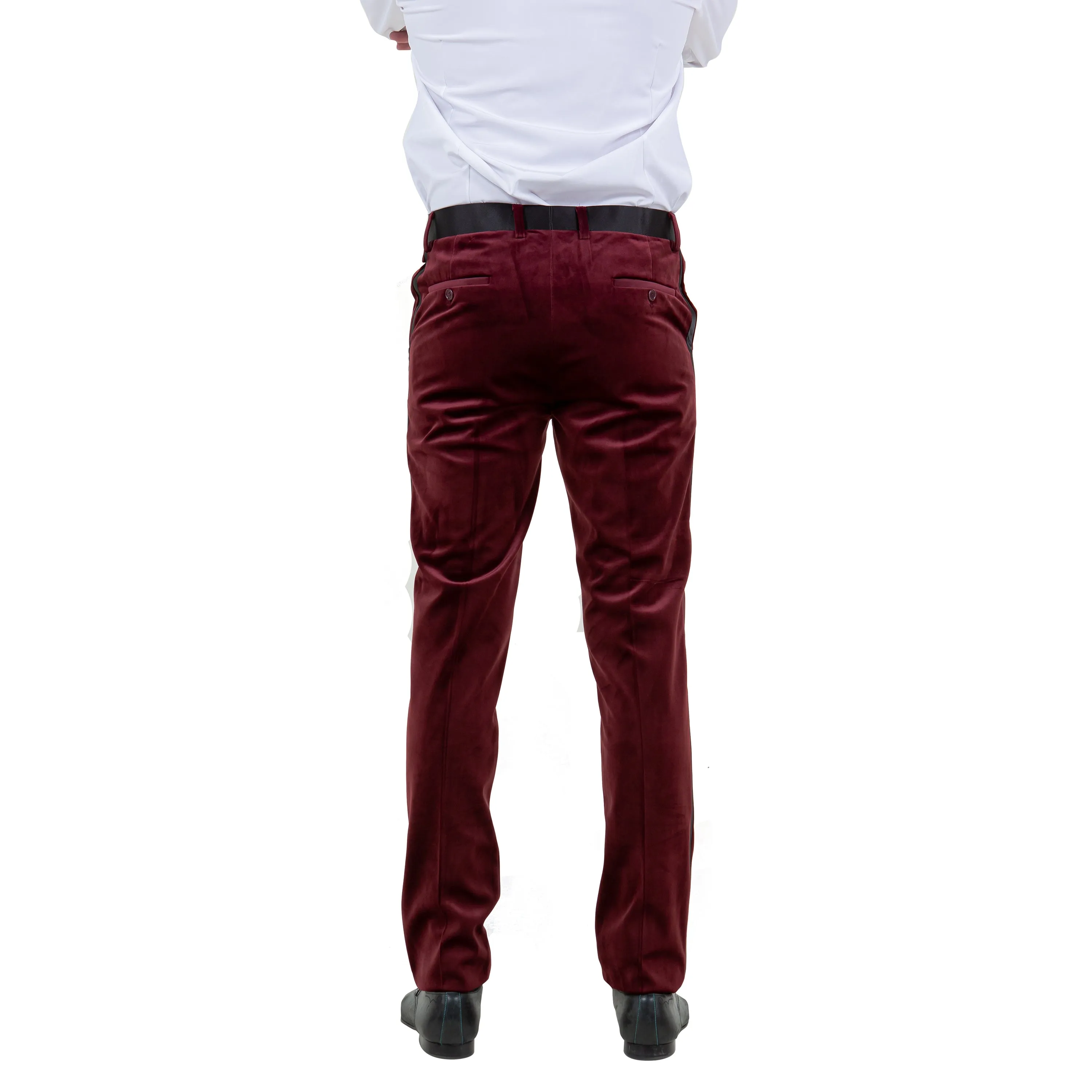 Men's Slim-fit Velvet Suits Separates, Pants