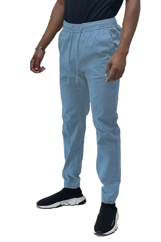 Men's Weiv Solid Stretch Cargo Jogger Pants