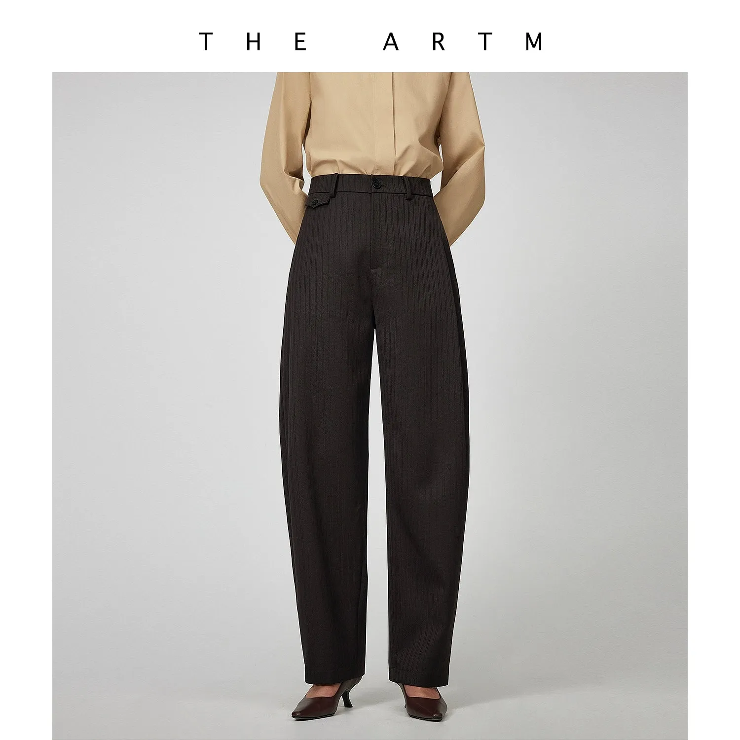 Merino Wool Commuter Tapered Trousers