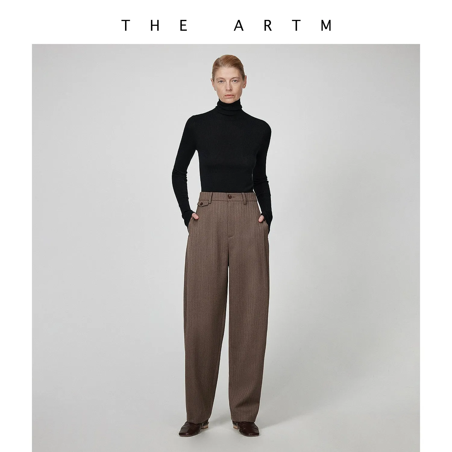 Merino Wool Commuter Tapered Trousers