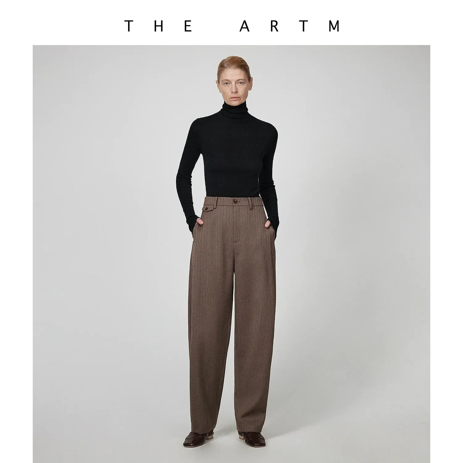 Merino Wool Commuter Tapered Trousers