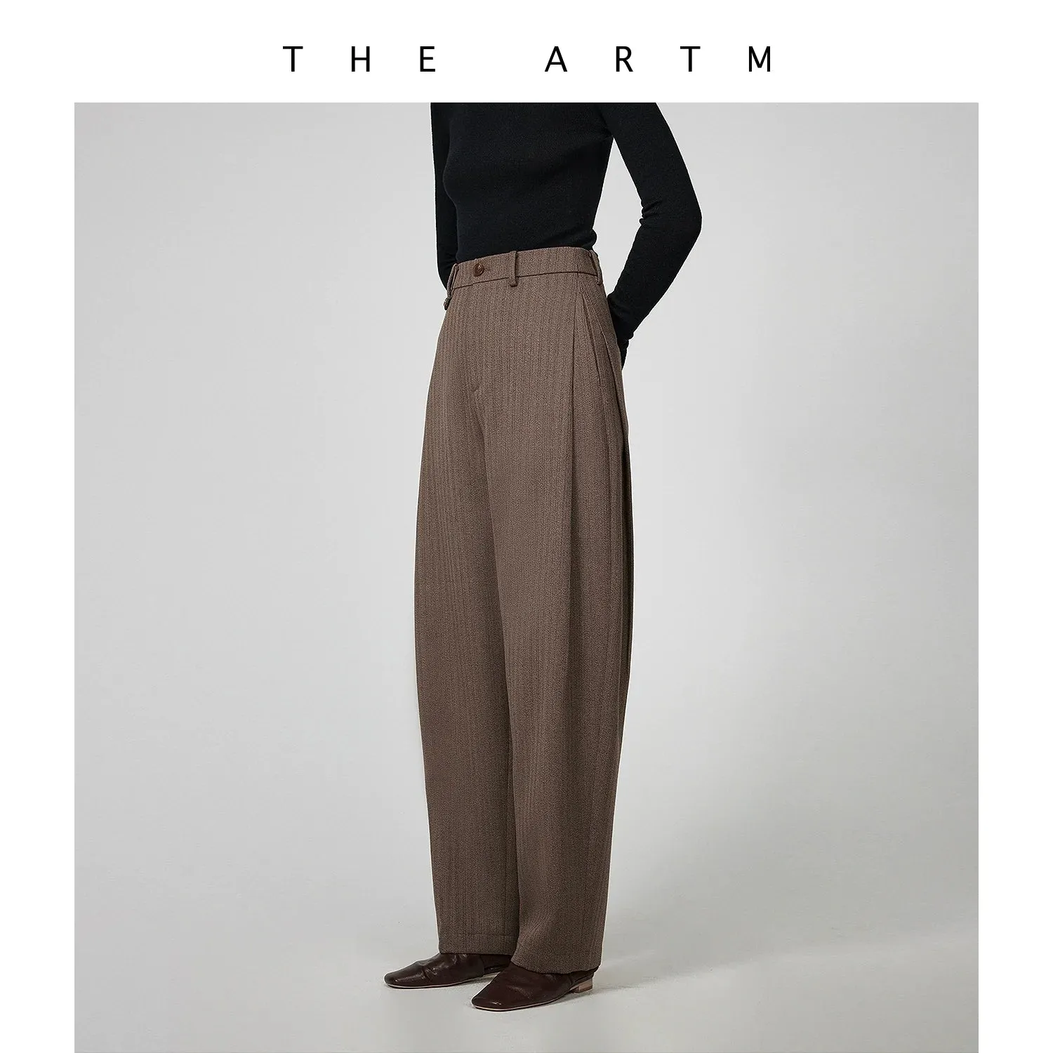 Merino Wool Commuter Tapered Trousers
