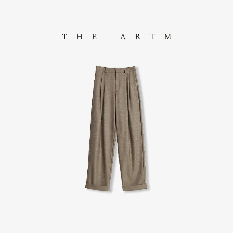 Merino Wool Wide-Leg Trousers