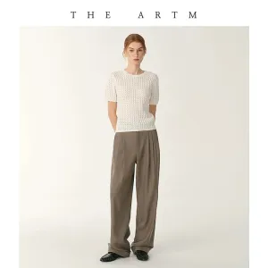 Merino Wool Wide-Leg Trousers