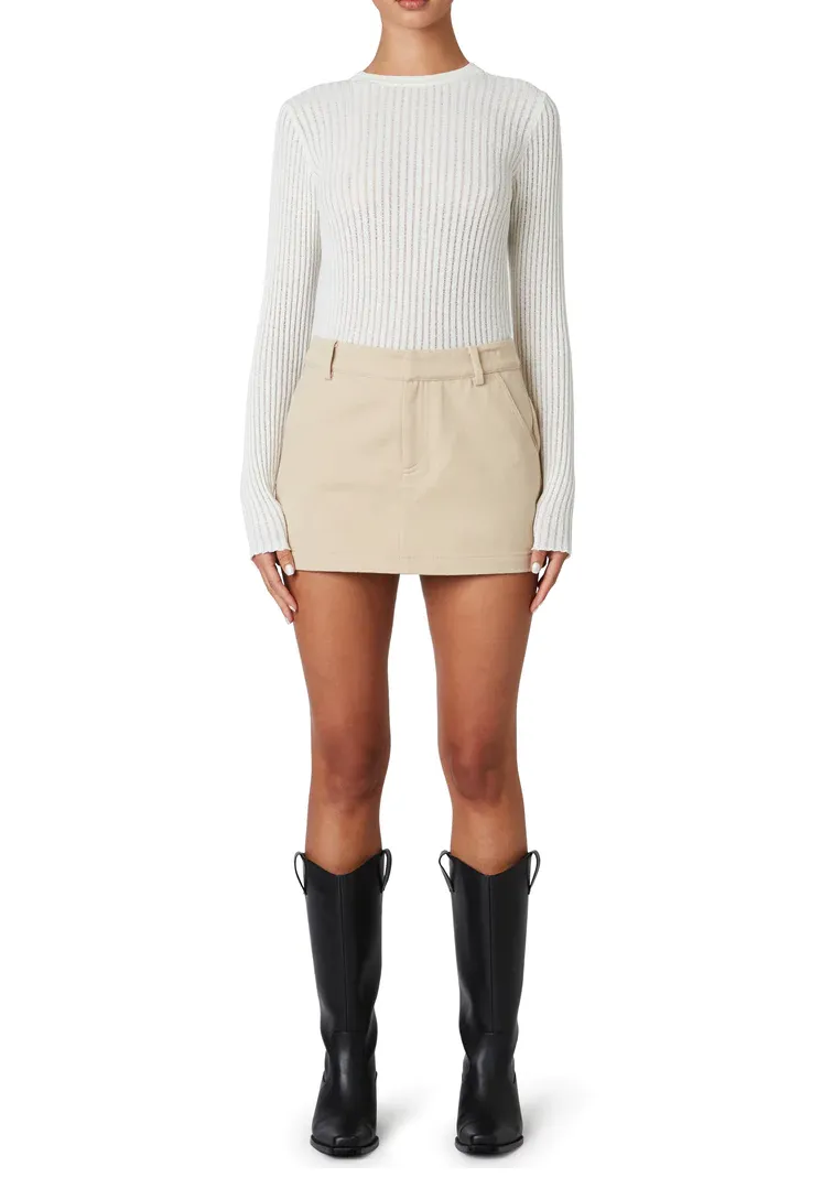 Mid Rise Mini Skort