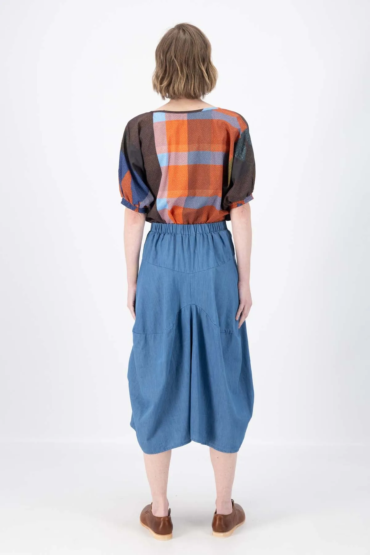 Milwaukee Todos Skirt Mid Wash in Denim