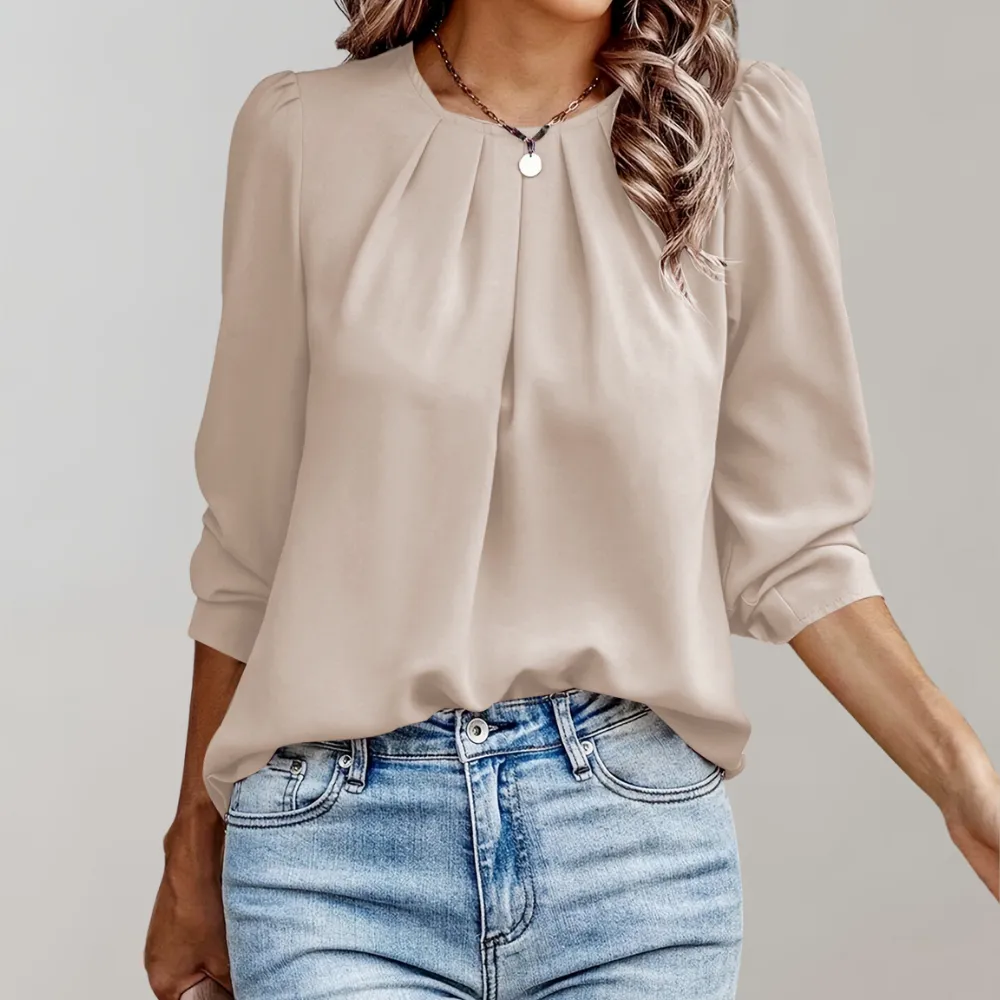 Mirthe - Pleated blouse