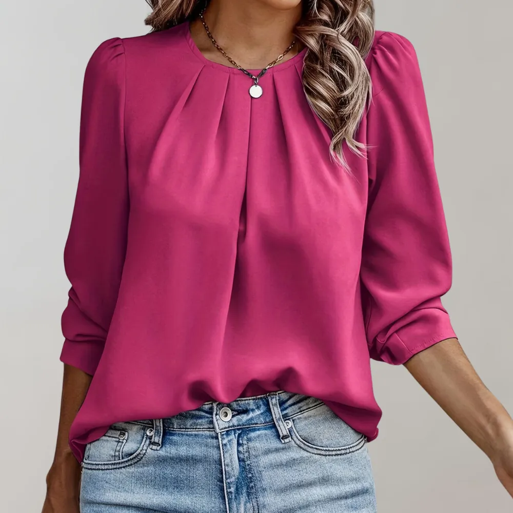 Mirthe - Pleated blouse