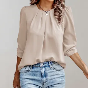 Mirthe - Pleated blouse