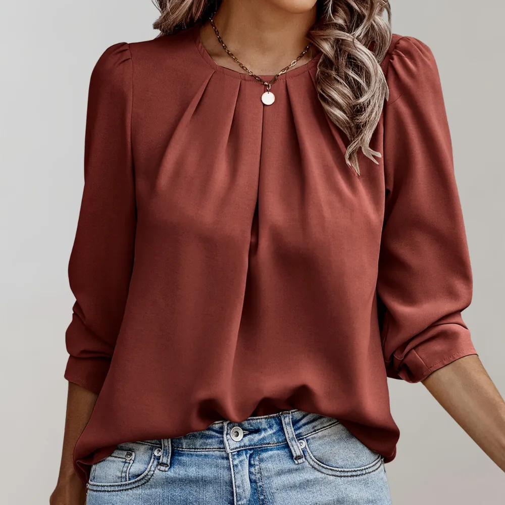 Mirthe - Pleated blouse