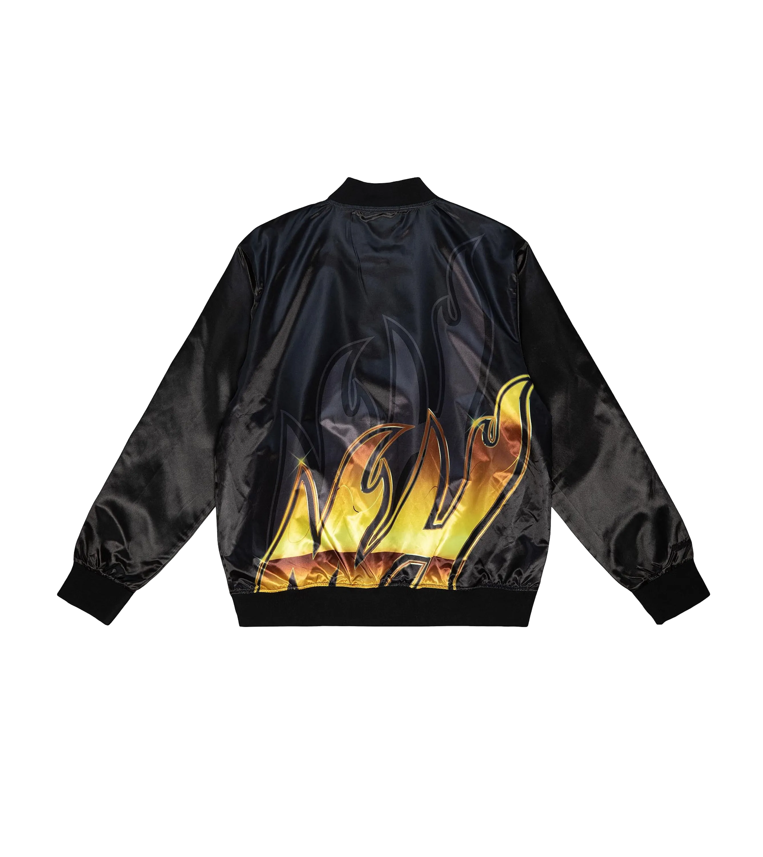 Mitchell and Ness Miami HEAT Big Face Satin Jacket