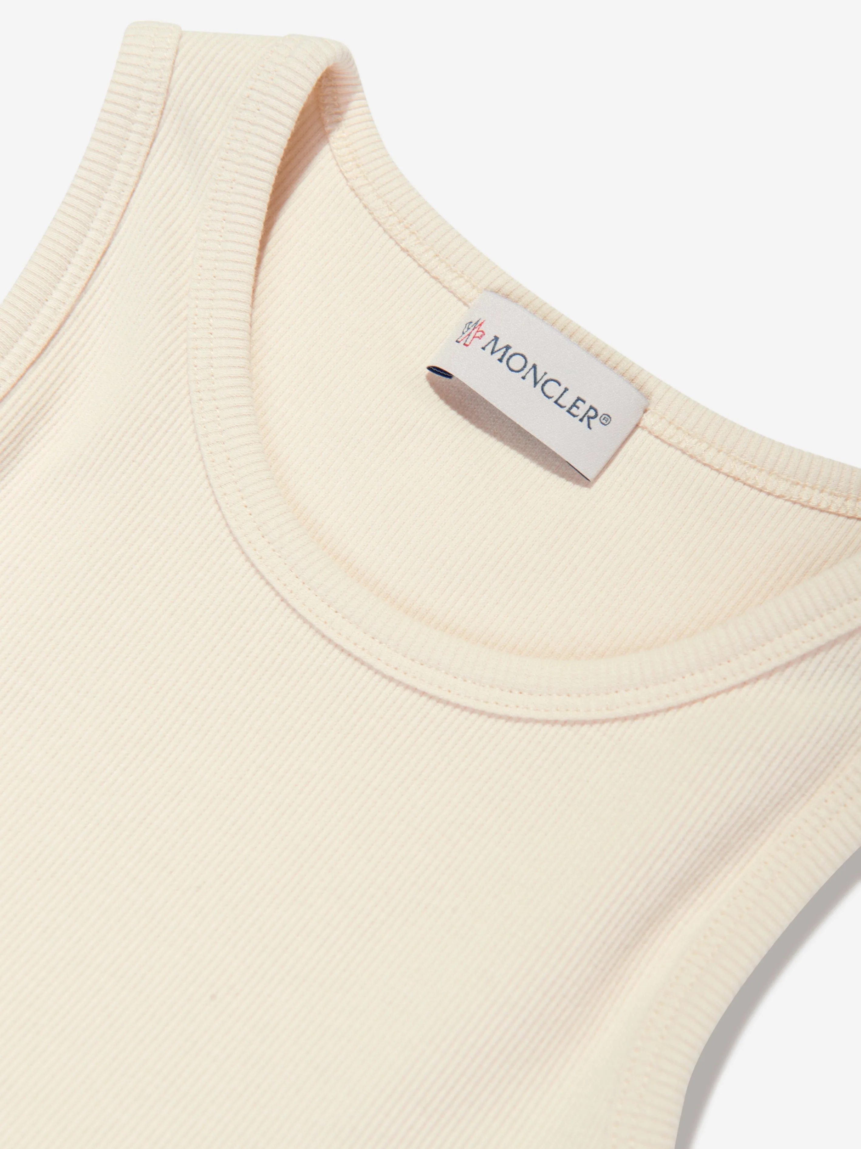 Moncler Enfant Girls Sleeveless Top in Ivory