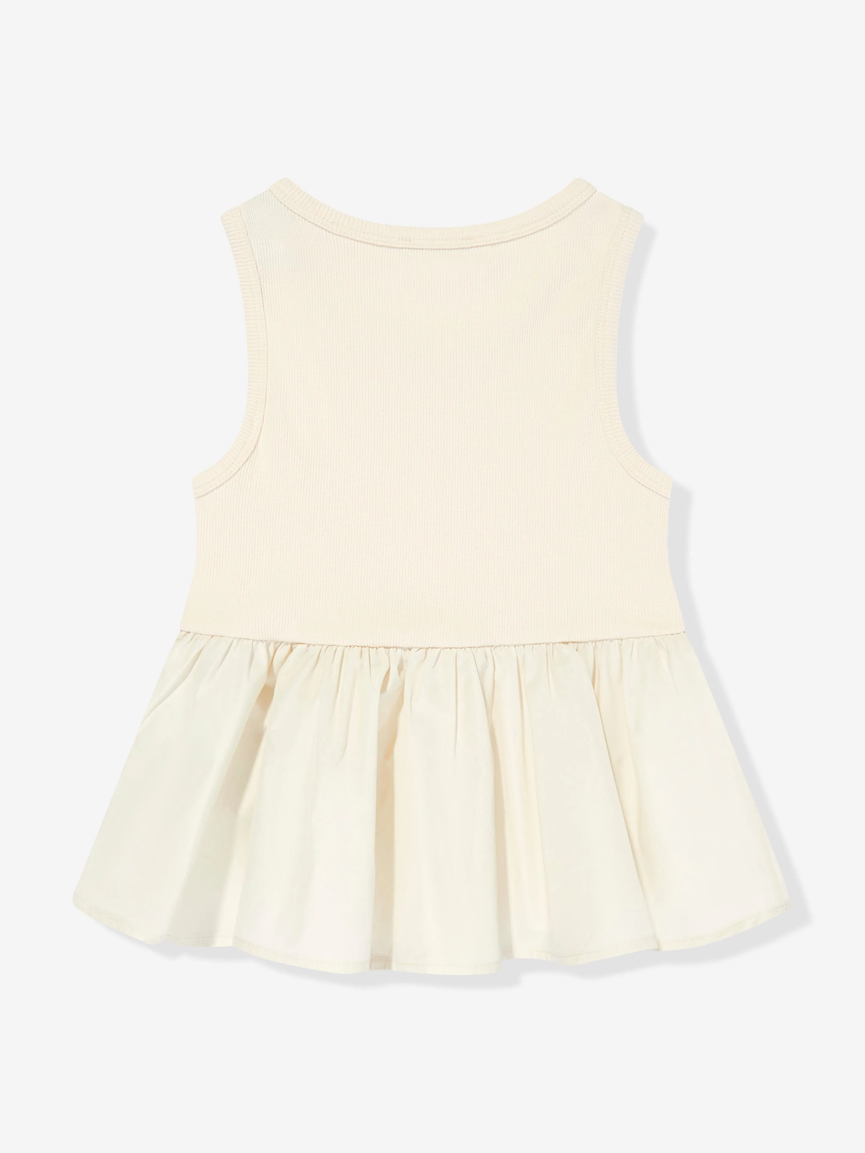 Moncler Enfant Girls Sleeveless Top in Ivory