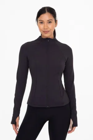 Mono B Fleece-Lined Slim Fit Active Jacket – Warm, Stylish & Functional