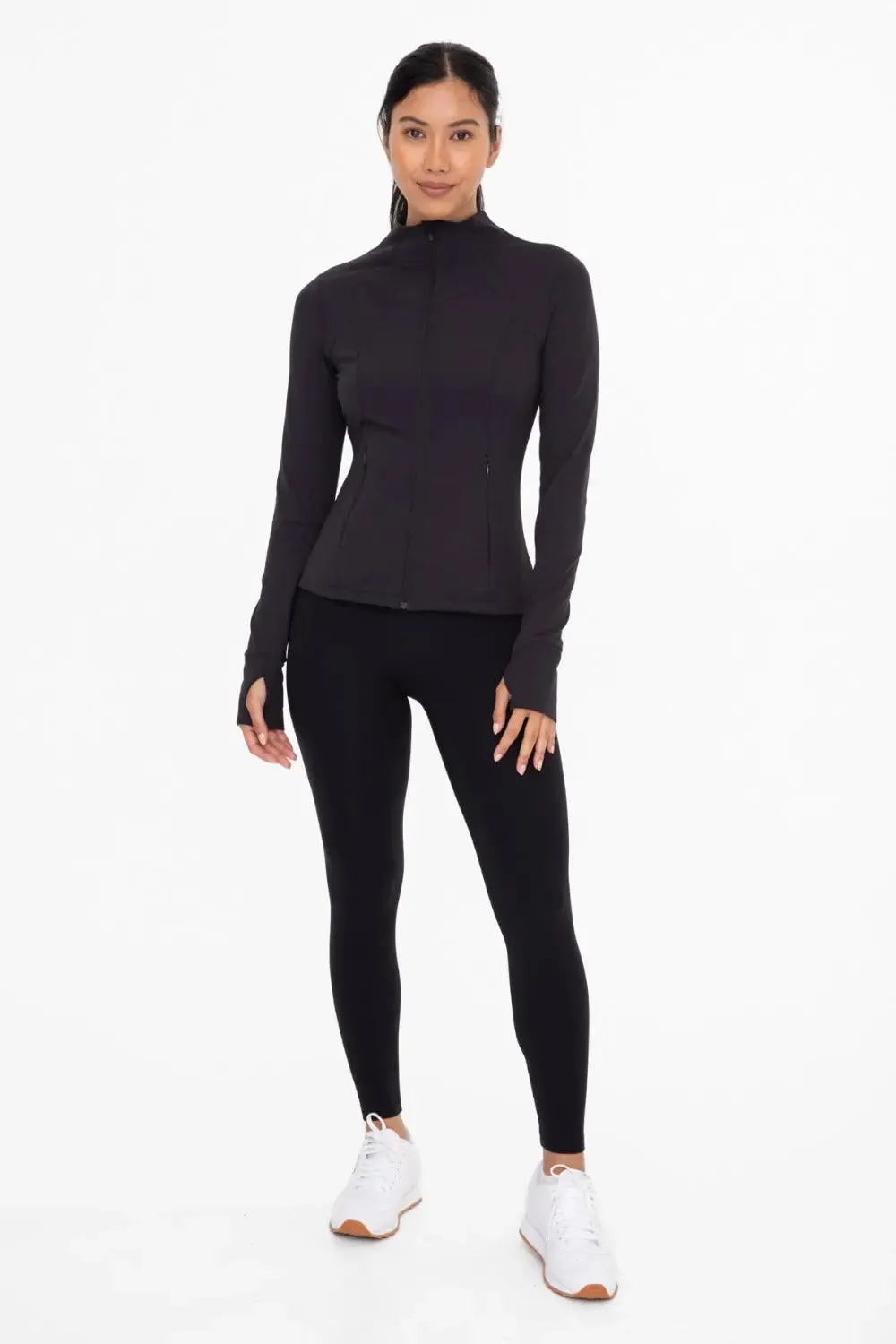 Mono B Fleece-Lined Slim Fit Active Jacket – Warm, Stylish & Functional