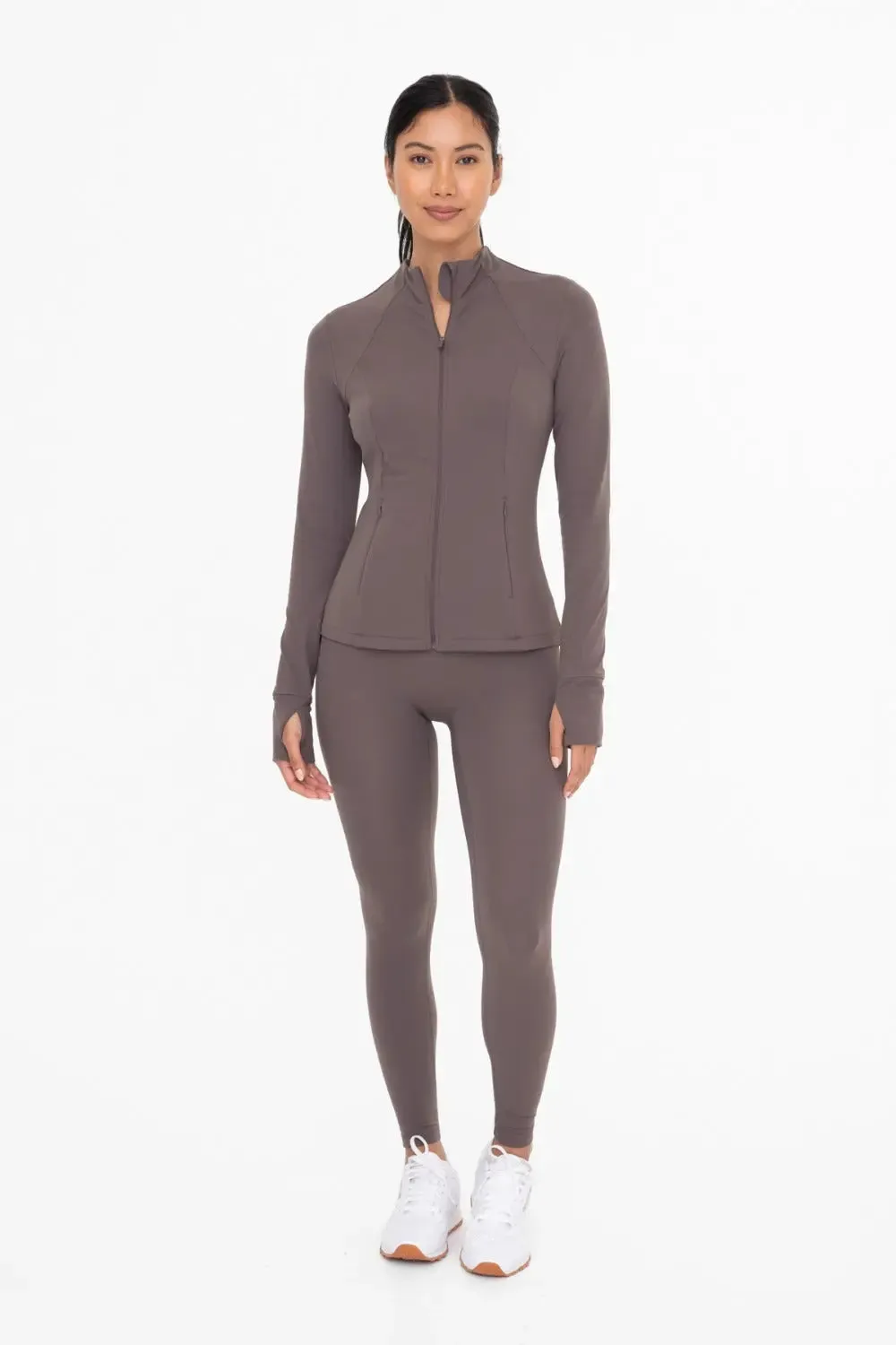 Mono B Fleece-Lined Slim Fit Active Jacket – Warm, Stylish & Functional