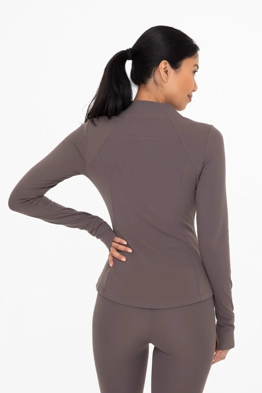 Mono B Fleece-Lined Slim Fit Active Jacket – Warm, Stylish & Functional
