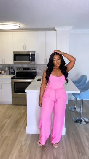 Montego Bay Pants Set (Pink)