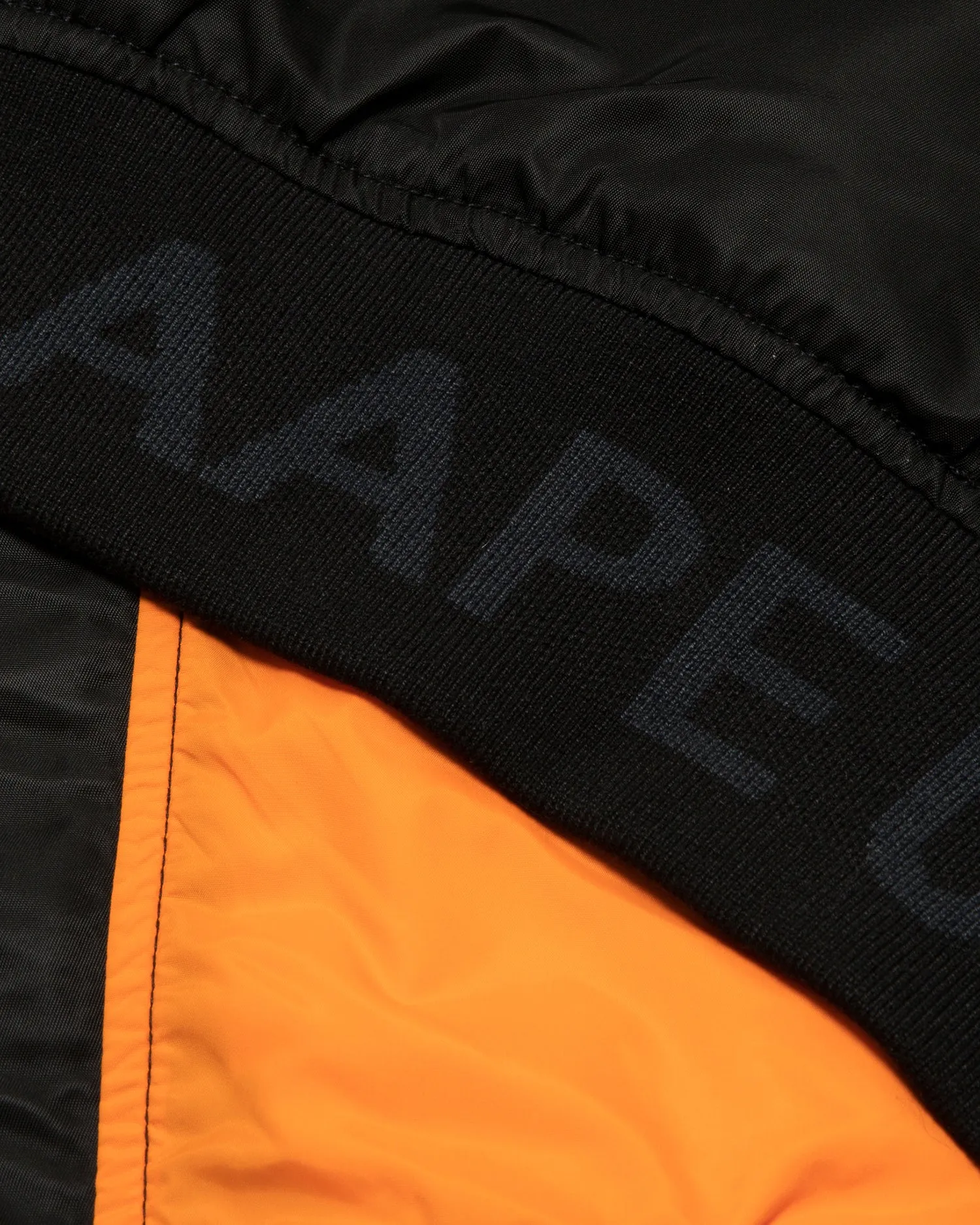 Moonface logo zip-up bomber jacket
