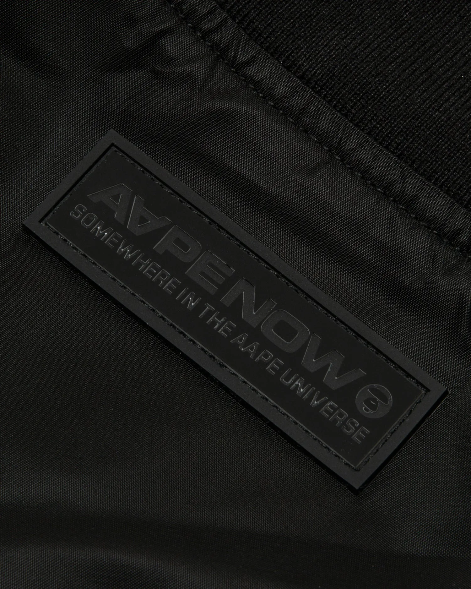 Moonface logo zip-up bomber jacket