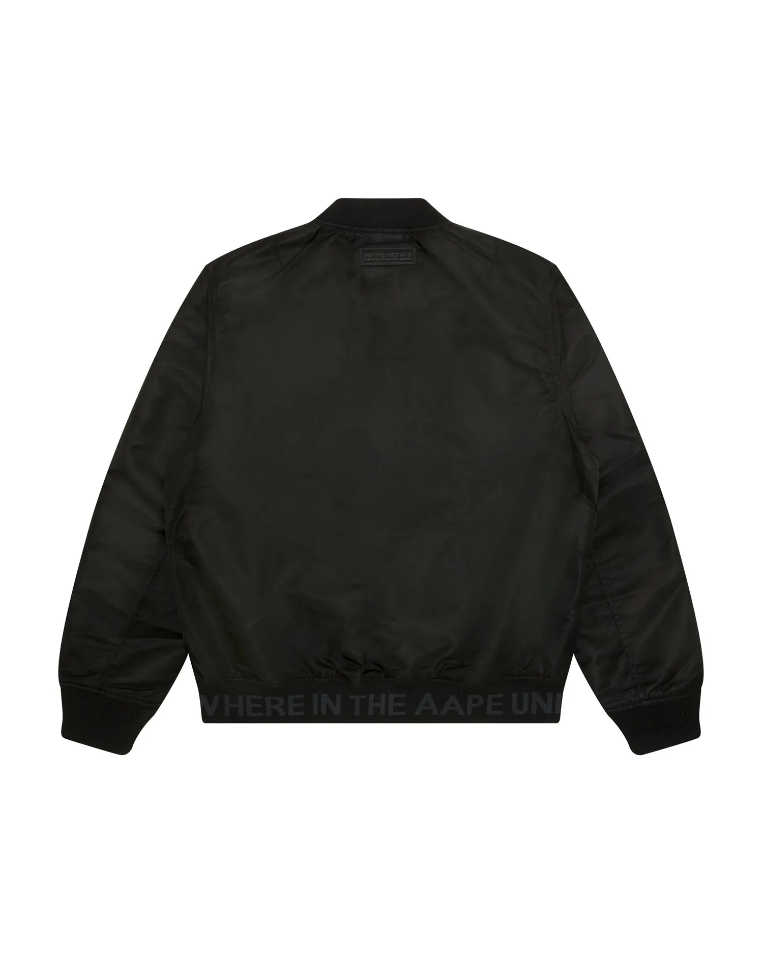 Moonface logo zip-up bomber jacket