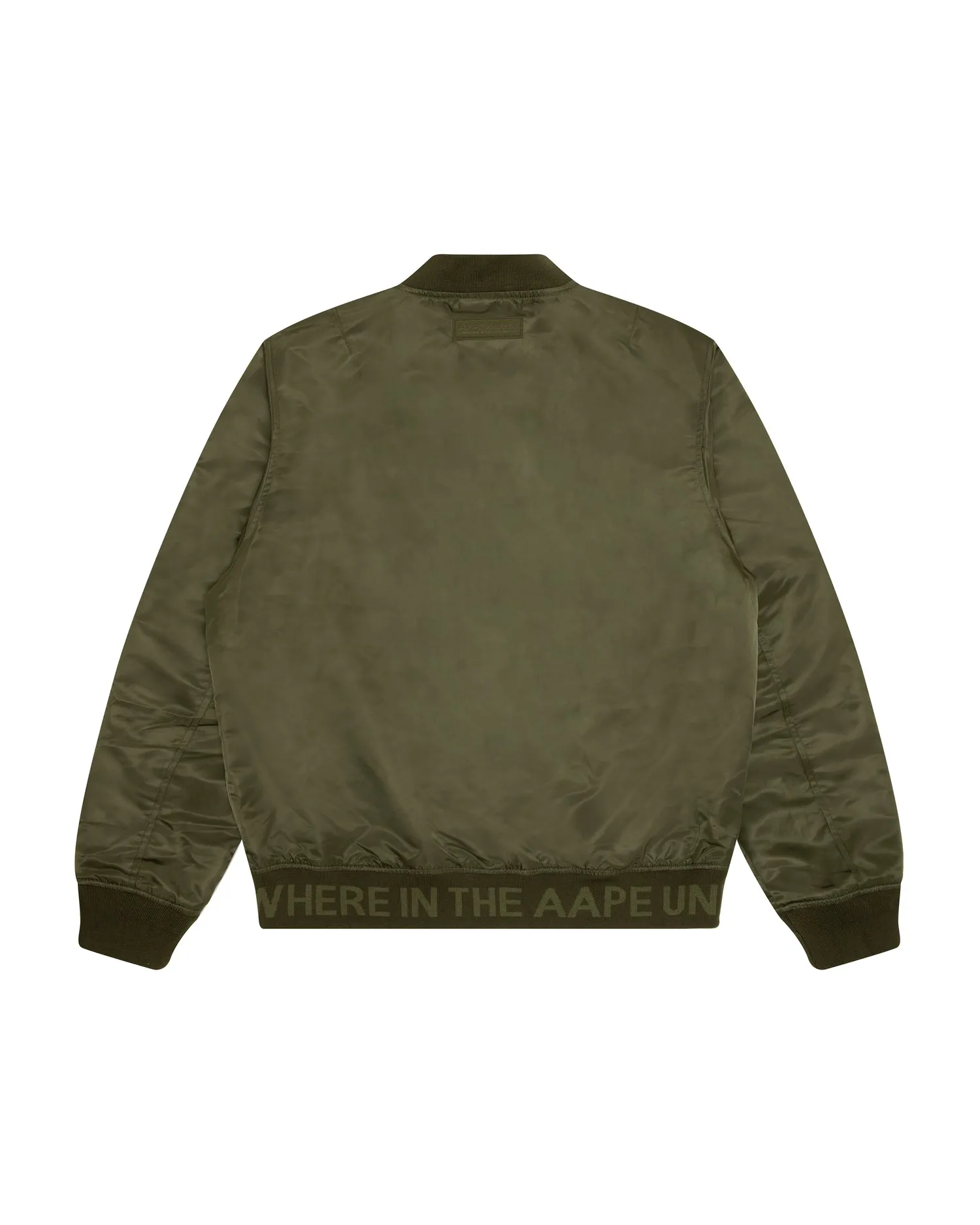 Moonface logo zip-up bomber jacket